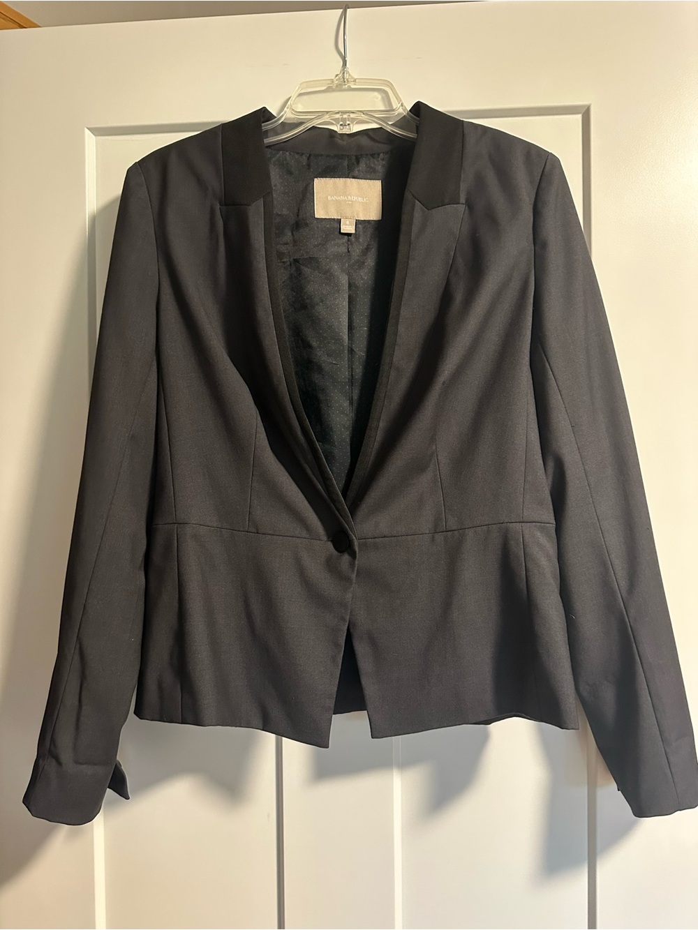 Banana Republic Black Women's Single-Button Blazer